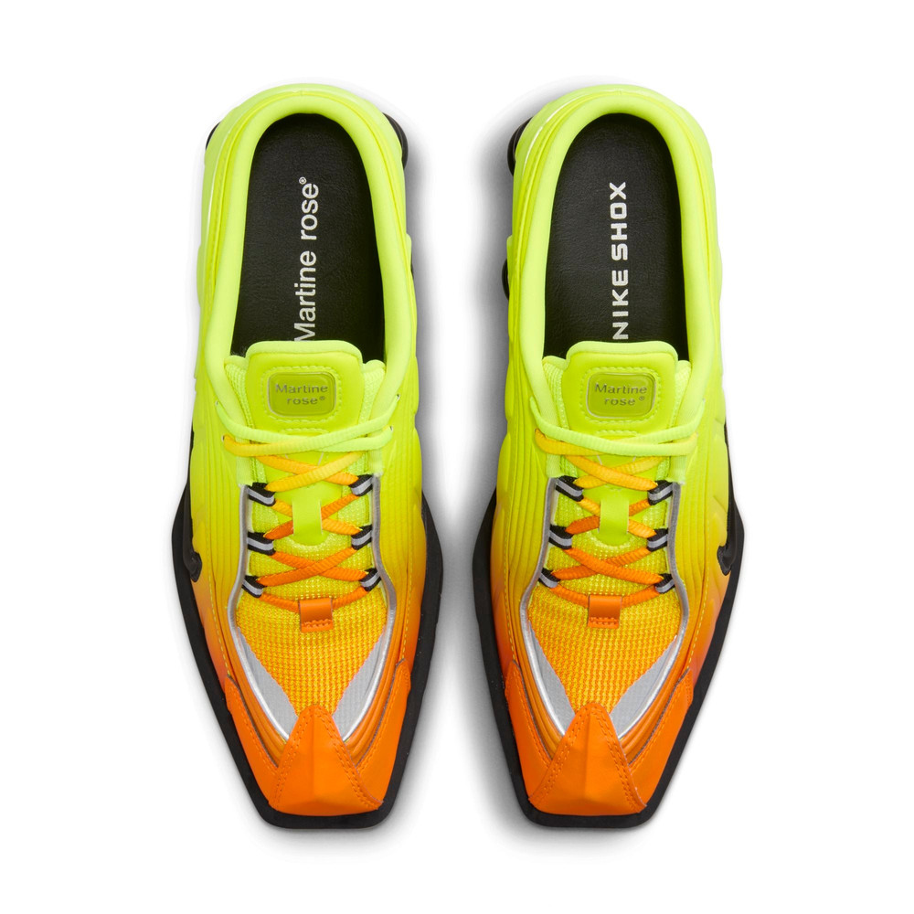 靴 Nike Shox MR4 Mule Martine Rose Orange DQ2401-800] Womens Nike Shox MR4 Mule 'Martine Rose Safety Orange