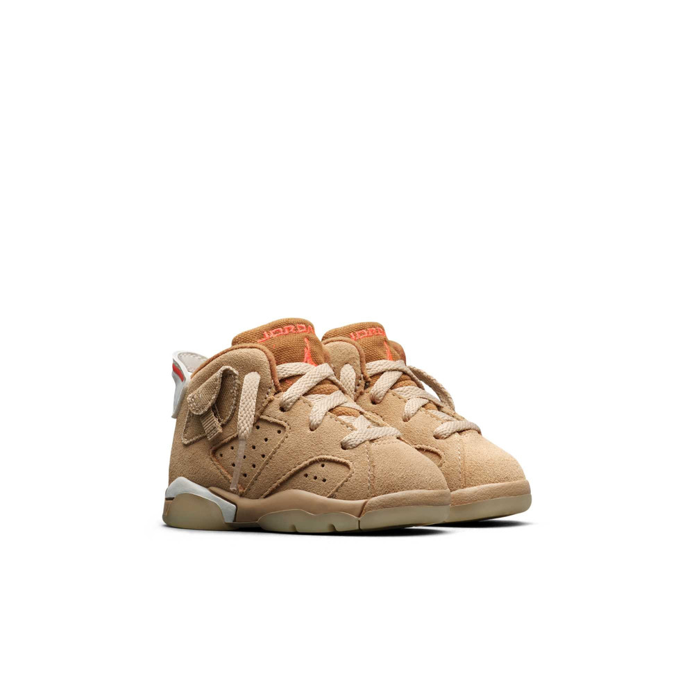 DH0692-200] TODDLERS AIR JORDAN RETRO 6 'TRAVIS SCOTT BRITISH