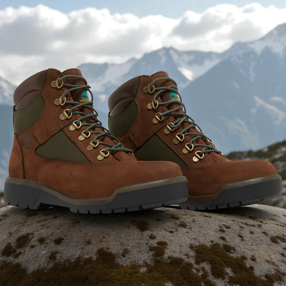 TB0A18AHD47] Mens Timberland 6 Inch Field Boots 'Beef & Broccoli
