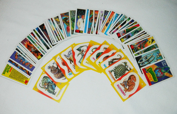 【昭和】ザ•カラテ ミニカード29枚まとめ売り Dinosaurs Attack! Trading Cards and Stickers Singles 1988 Topps