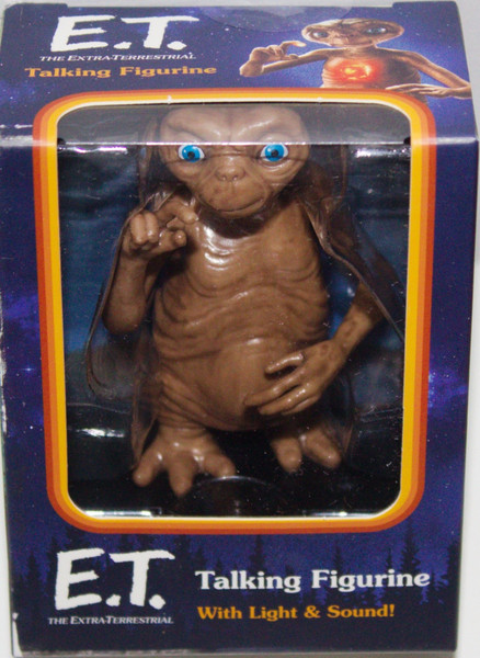 E.T. Talking Figurine with Light & Sound Plus Mini Book of Quotes