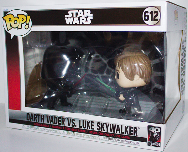 Star Wars 40th ROTJ Darth Vader VS Luke Skywalker POP Movie Moment