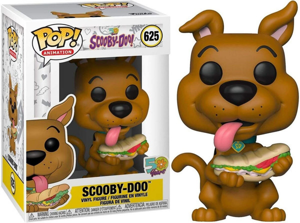 Scooby-Doo! 50th Ann Scooby-Doo with Sandwich Vinyl POP Figure