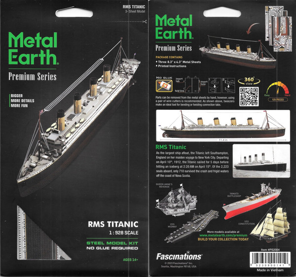 R.M.S. TITANIC 切手額装品 Titanic: The Artifact Exhibition' opens