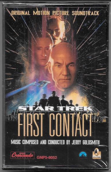 邦楽 FIRST CONTACT / Drama Disk 01 Star Trek: First Contact Movie Soundtrack Music Cassette NEW