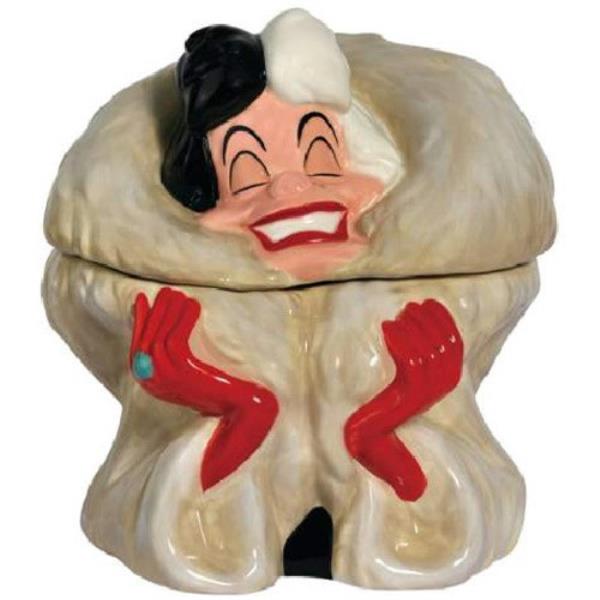 Walt Disney's 101 Dalmatians Cruella De Vil Figure Ceramic Cookie