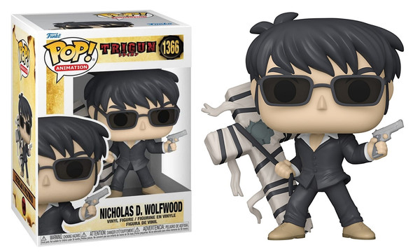 Trigun Anime/Manga Nicholas D. Wolfwood Vinyl POP Figure Toy #1366