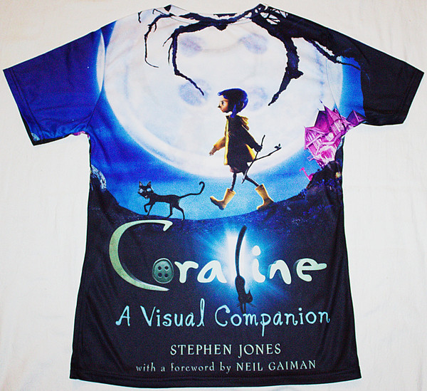 Coraline Animated Movie A Visual Companion Book Cover Sublimation