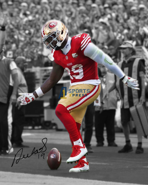 Deebo Samuel 49ers Signed Photo Autograph Print