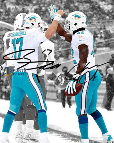 Ryan Tannehill Charles Clay Signed Photo Autograph Print
