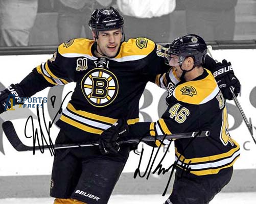 David Krejci Milan Lucic Signed Photo Autograph Print
