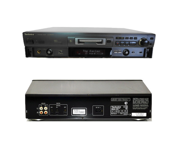 Technics SJ-MD150 MD Mini Disc Player Recorder Black Serviced 1