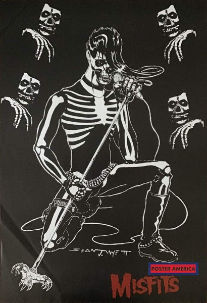 Misfits Legacy of Brutality Vintage UK Import 90's Poster 24 x 35