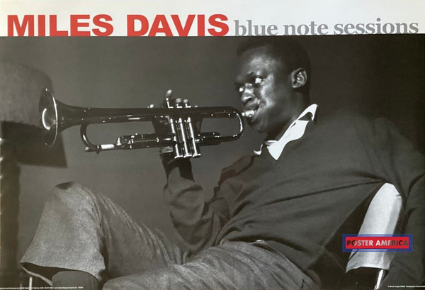 Miles Davis Blue Note Sessions Horizontal Shot Vintage Poster 24 x